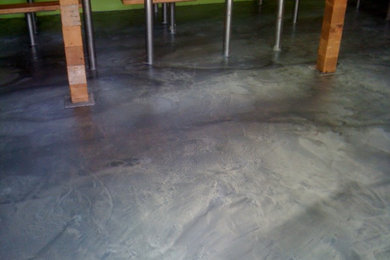 silver epoxy resin flooring