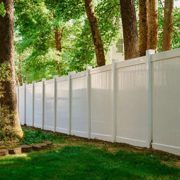 Modern Cedar Privacy Fence Installation Seattle Area