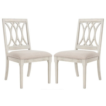 Selena Side Chair (Set of 2) - Rustic Gray, Taupe