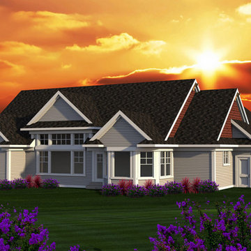Craftsman Ranch Plan #46414