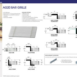 BAR GRILLE: AG20 - Registers Grilles And Vents