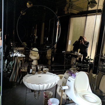 Mid Century Powder room renovation
