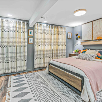Sterling Basement Transformed into Cozy and Functional Primary Suite