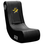 Dreamseat - Iowa Hawkeyes Football Herky Rocker Gaming Chair Black Synthetic Leather - The Game Rocker 100 is the perfect choice for any console, hand held, or mobile gaming enthusiasts. The side mounted speaker system provides high-quality audio for added immersion in games. The chair wipes clean and folds easily for storage. Since the Game Rocker 100 features the XZipit system, you can showcase your favorite team or league. The full media control system allows you to just directly connect to your device and game-on.