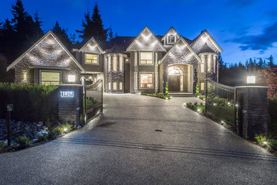 Elegant exterior home photo in Vancouver