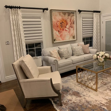 Nesconset Hunter Douglas Vignettes With Drapery Panels