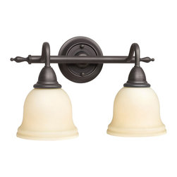 Belle Foret Model Montpellier Bath Collection - BF8382 2 Light Sconce - Bathroom Vanity Lighting