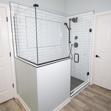Classic Bathroom Renovation with Tiled Shower