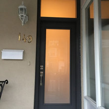 Front door and windows