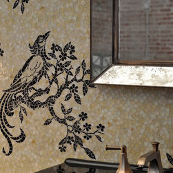 Birds & Branch mosaic - Mosaic Tile