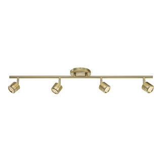 brass track lighting