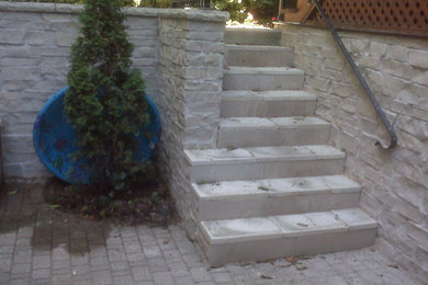 Inspiration for a timeless staircase remodel in Chicago