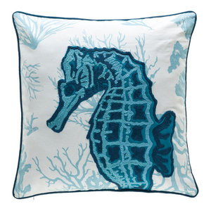 Seahorse Pillow Beach Style Decorative Pillows By Company 415