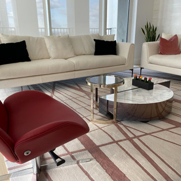 Sofa set arrangement