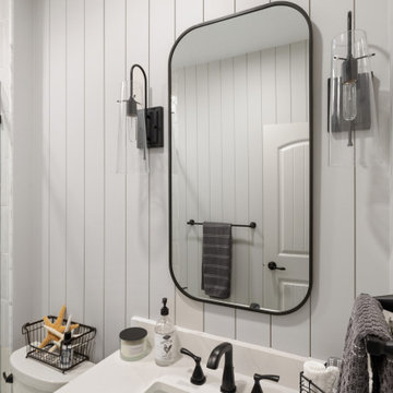 Transistional Primary Suite (bed, bath, closet) + Hall Bath + Laundry Parkville