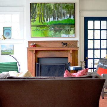 An Eclectic Living and Dining Room