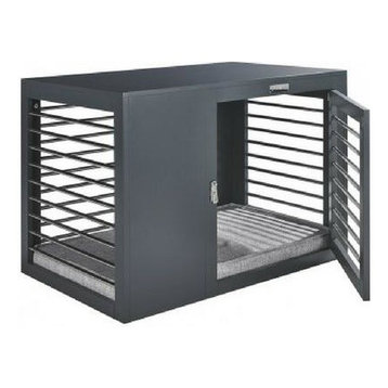 Moderno Dog Crate, Grey, L