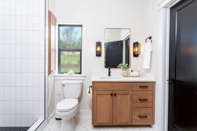 Elegant bathroom photo in Other