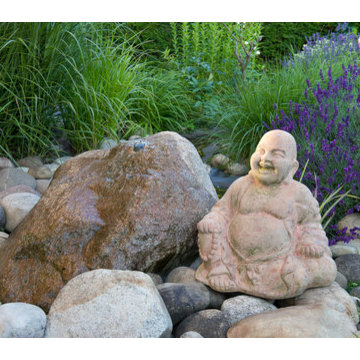 Buddha's in the garden.