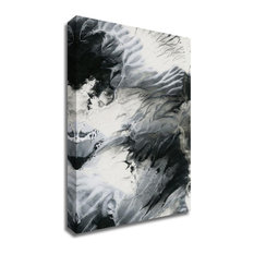 24" x 36" Dark Clouds by Incado - Wall Art Print on Canvas Fabric White