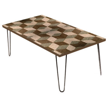 Ancient Op Art 24" Coffee Table