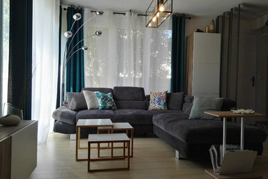 Réalisation d'un salon design.