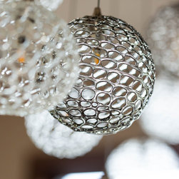 Blown Glass Chandelier - Chandeliers