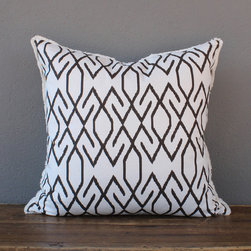 cocoa eyelash pillow - Decorative Pillows