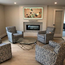 Remund Master Fireplace With TV