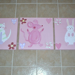 Pretty Animals - Kids Wall Decor