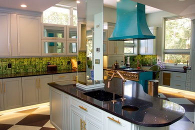 Eclectic kitchen photo in Raleigh