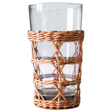 Seagrass Cage Highball 6 Pieces Glassware Set