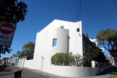 This is an example of a contemporary exterior in Sydney.