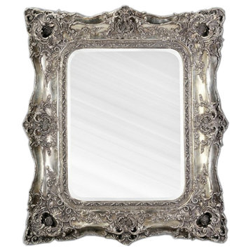 Aurora Silver 48" Framed Mirror