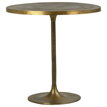 Heviz 29" Tall Bistro Table, Gold