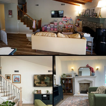 Glendora Kitchen and Living Room Remodel - Before and After