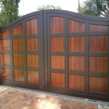 Miami Beach Custom Metal and Wood Gates