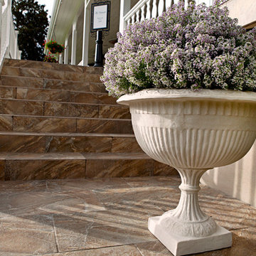 Ribbed Compote Urn