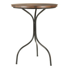 Round side table