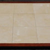 Antique Gold Limestone Tiles, Polished Finish, 12"x12", Set of 80