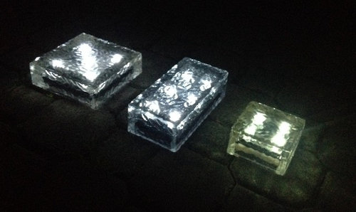 easy glass brick lights