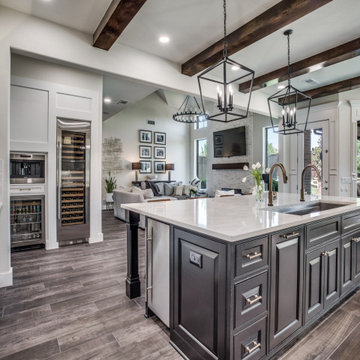 Kitchen, Living Room, Laundry Room & Bar (Frisco, TX)