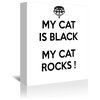 My Cat Pet Rocks, 24"H x 30"W x 1.5"D