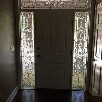 RWhite entry and interior beveled panels