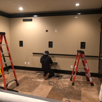 Home Theater Project With Acoustic Wall