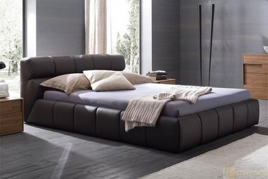 The Cloud upholstered bed from Rossetto