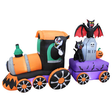 Halloween Inflatable Grim Reaper Drive Train, 8'