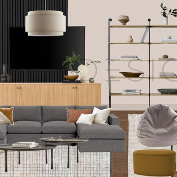 Basement Entertainment Area Redesign