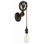 Craftmade Lighting - Craftmade Lighting CPMKPW-1ABZ Design-A-Fixture - One Light Keyed Socket Pulley - Room Style: Foyer/Hall/Living/Dining/BDesign-A-Fixture One Aged Bronze Brushed *UL Approved: YES Energy Star Qualified: n/a ADA Certified: n/a  *Number of Lights: Lamp: 1-*Wattage:100w Medium Base bulb(s) *Bulb Included:No *Bulb Type:Medium Base *Finish Type:Aged Bronze Brushed