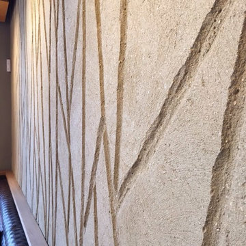 Tribal / African Inspired interior wall finishes